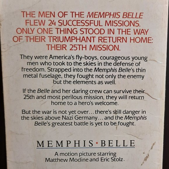 Paperback Books, Set of Two "Movie" Books- Memphis Belle & Empire of the Sun - Picture 3 of 5